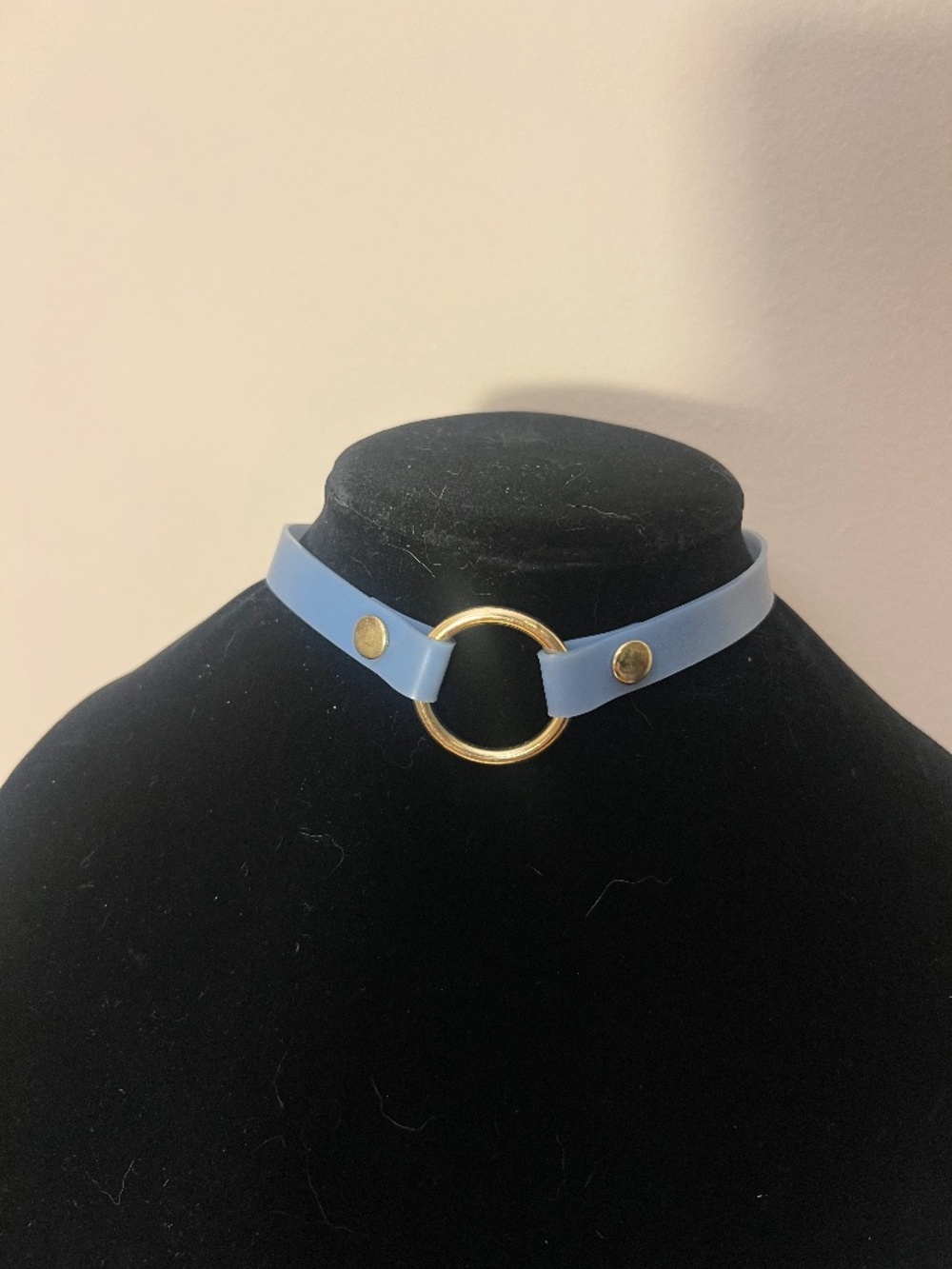 Light Blue Simple Choker